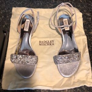 Badgley Mischka wedding shoe